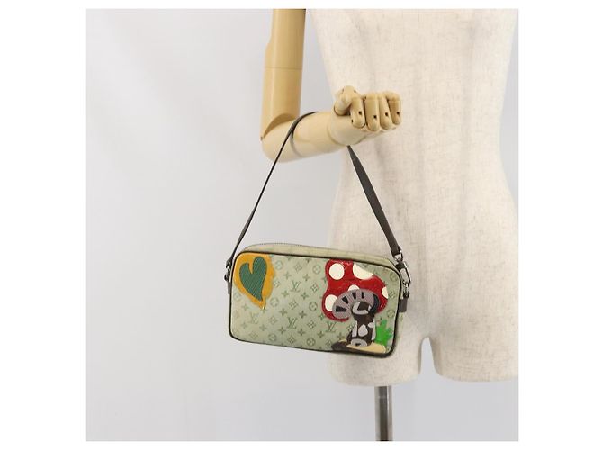 LOUIS VUITTON Mini Tale de Fe Pochette Accessorio Pouch Khaki M92274 Auth ep13094 Cachi - vista 23