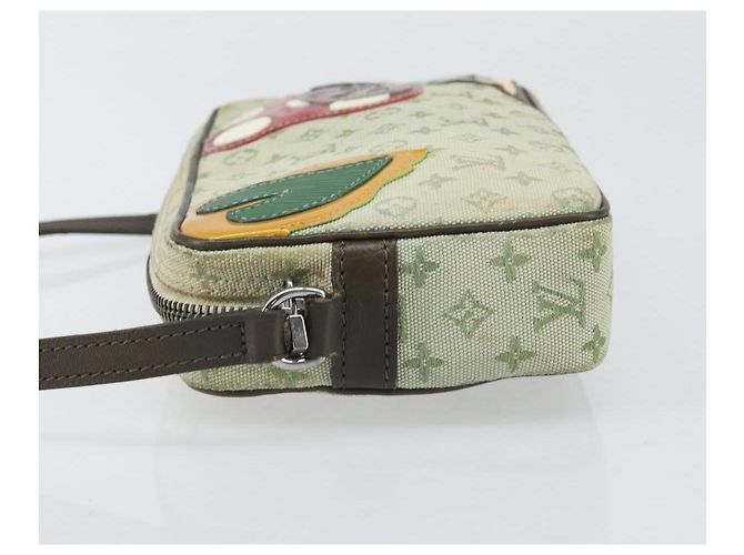 LOUIS VUITTON Mini Tale de Fe Pochette Accessorio Pouch Khaki M92274 Auth ep13094 Cachi - vista 4