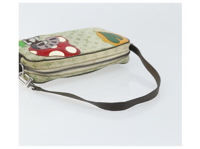 LOUIS VUITTON Mini Tale de Fe Pochette Accessorio Pouch Khaki M92274 Auth ep13094 Cachi - vista 7
