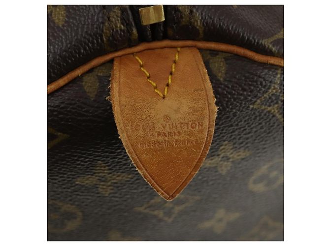 LOUIS VUITTON Bolsa Boston Monogram Keepall 55 M41424 LV Auth ka2325 Monograma - vista 19