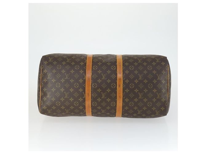 LOUIS VUITTON Bolsa Boston Monogram Keepall 55 M41424 LV Auth ka2325 Monograma - vista 5