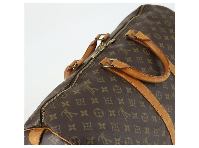 LOUIS VUITTON Bolsa Boston Monogram Keepall 55 M41424 LV Auth ka2325 Monograma - vista 6