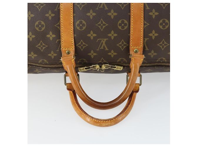 LOUIS VUITTON Bolsa Boston Monogram Keepall 55 M41424 LV Auth ka2325 Monograma - vista 7