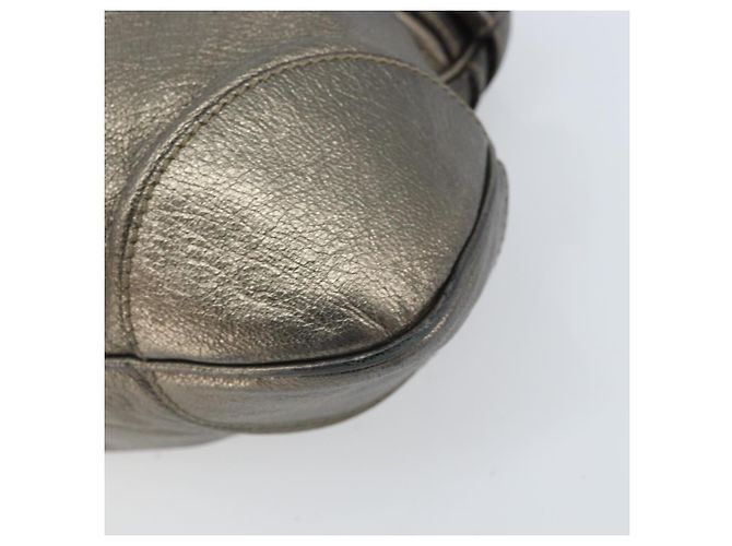 Borsa a mano Gancini in pelle Salvatore Ferragamo oro Auth ka2356 D'oro - vista 10