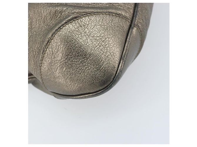Borsa a mano Gancini in pelle Salvatore Ferragamo oro Auth ka2356 D'oro - vista 11