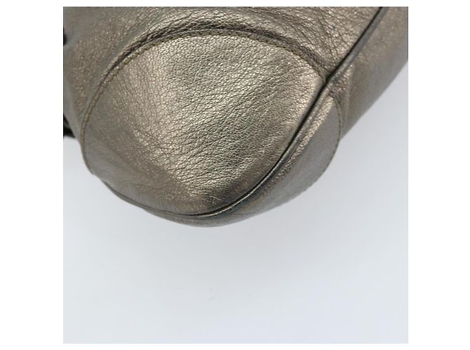 Borsa a mano Gancini in pelle Salvatore Ferragamo oro Auth ka2356 D'oro - vista 13