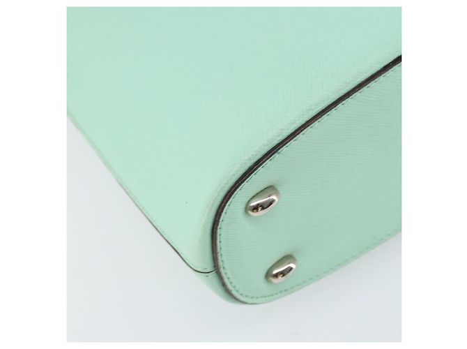 Céline CELINE Circle Handtasche aus Leder grün silber authentisch 171568 - Ansicht 11