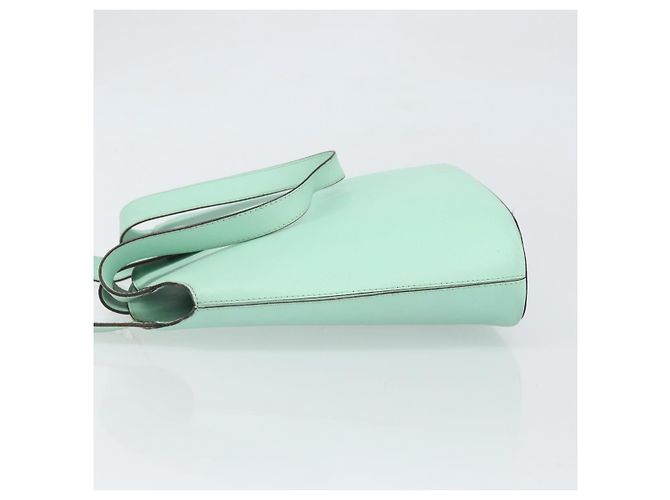 Céline CELINE Circle Handtasche aus Leder grün silber authentisch 171568 - Ansicht 5