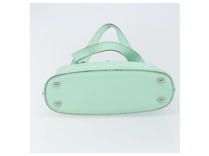 Céline CELINE Circle Handtasche aus Leder grün silber authentisch 171568 - Ansicht 9