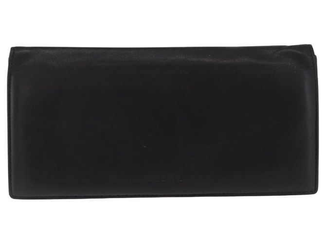Cartera Larga LOEWE de Cuero Negro Auth BA10581 - vista 13