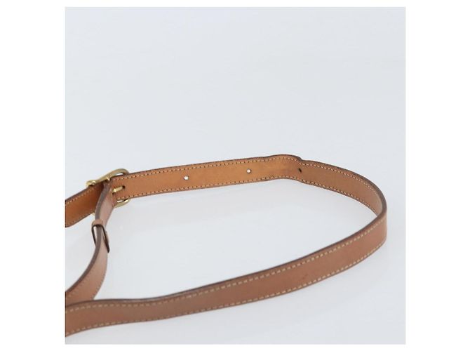 Céline Borsa a spalla circolare in tela Macadam CELINE in pelle PVC marrone oro Auth 171041 D'oro - vista 8
