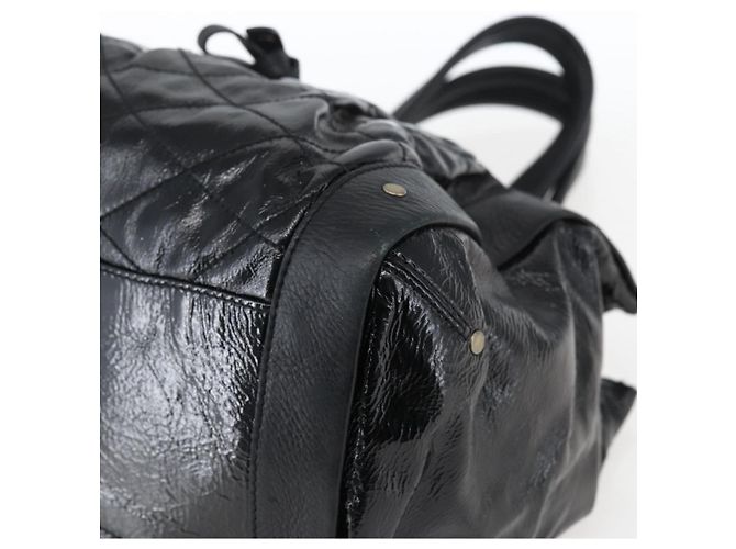 BALLY Borsa a mano in pelle nera Auth ti3771 Nero - vista 10