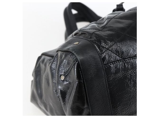 BALLY Borsa a mano in pelle nera Auth ti3771 Nero - vista 11