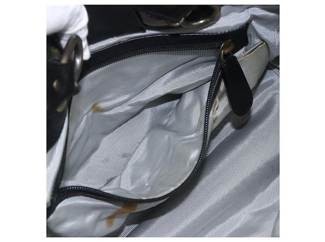 BALLY Borsa a mano in pelle nera Auth ti3771 Nero - vista 18