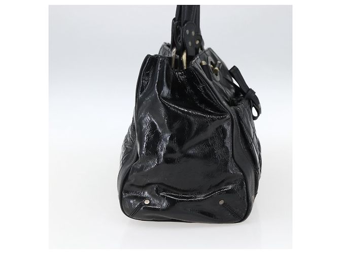 BALLY Borsa a mano in pelle nera Auth ti3771 Nero - vista 4