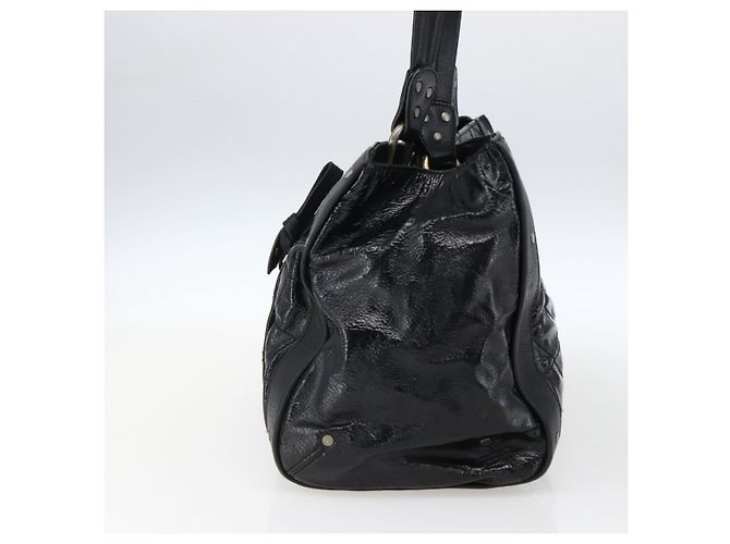 BALLY Borsa a mano in pelle nera Auth ti3771 Nero - vista 5