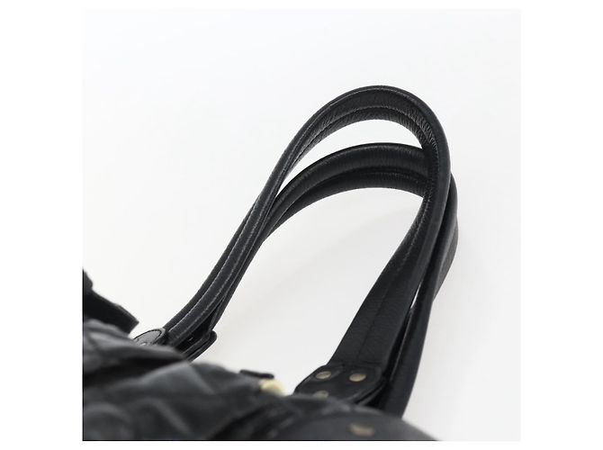 BALLY Borsa a mano in pelle nera Auth ti3771 Nero - vista 8