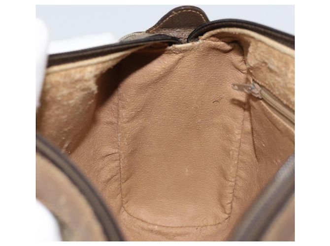 Borsa Sherry Line GG Supreme Web di GUCCI in PVC beige e oro 89 02 017 Auth 169801 D'oro - vista 19