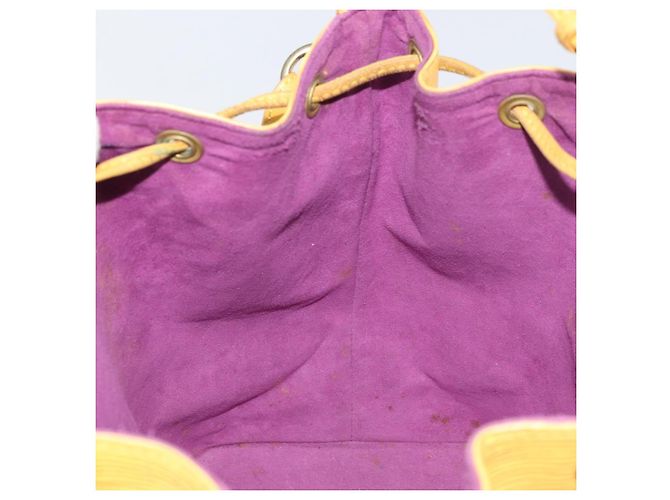 Noe LOUIS VUITTON Borsa a Spalla Petit Noé Epi Gialla M44109 LV Auth 171081 Giallo - vista 17