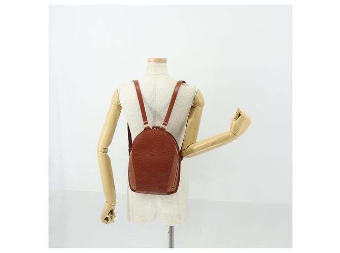LOUIS VUITTON Epi Mabillon Rucksack Braun M52233 LV Auth 165879 - Ansicht 23