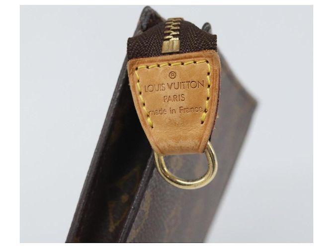 Bucket LOUIS VUITTON Monogramma Secchiello PM Pochette Accessorio LV Auth 171187 - vista 8