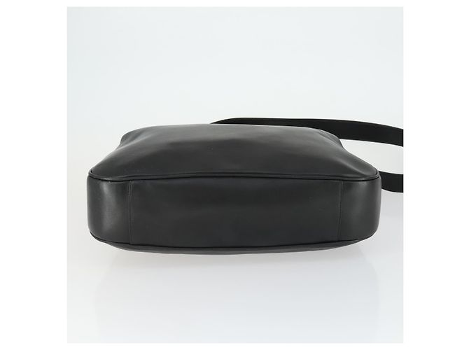 Borsa a spalla Gucci Bamboo in pelle 2 in 1 Nero Oro 001 1577 Auth 166021 D'oro - vista 11