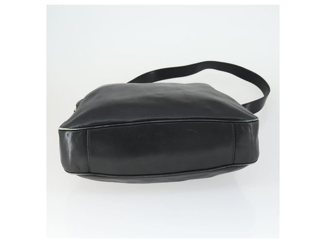 Borsa a Spalla in Pelle Gucci Bamboo 2way Nera Oro Auth ep13051 Nero D'oro - vista 11