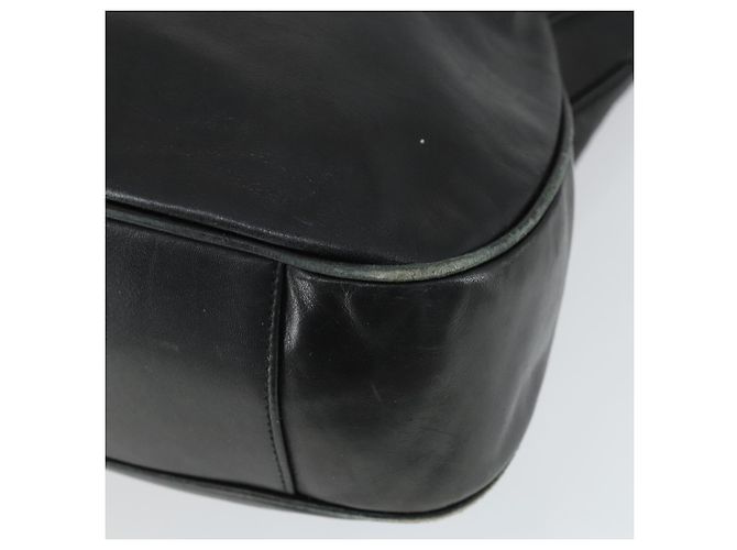 Borsa a Spalla in Pelle Gucci Bamboo 2way Nera Oro Auth ep13051 Nero D'oro - vista 14