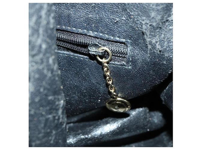 Borsa a Spalla in Pelle Gucci Bamboo 2way Nera Oro Auth ep13051 Nero D'oro - vista 20