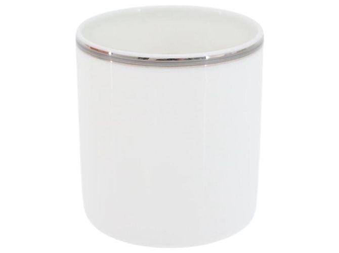 Hermès HERMES Tasse et soucoupe en platine Schoendunkle, ensemble de 2, céramique Auth am10750SAV Blanc - vue 23