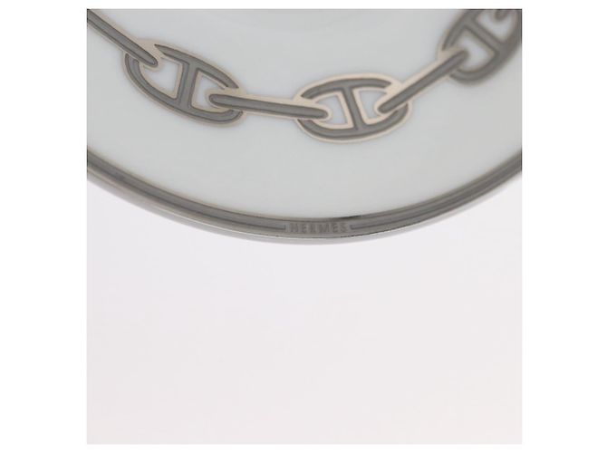 Hermès HERMES Tasse et soucoupe en platine Schoendunkle, ensemble de 2, céramique Auth am10750SAV Blanc - vue 35