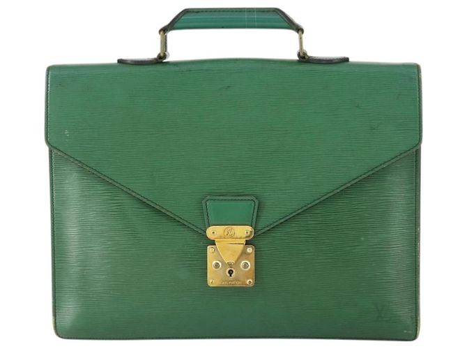 LOUIS VUITTON Cartella Consulente Epi Verde M54424 LV Auth 169292 - vista 13