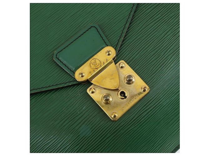 LOUIS VUITTON Cartella Consulente Epi Verde M54424 LV Auth 169292 - vista 19