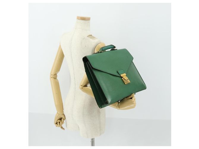 LOUIS VUITTON Cartella Consulente Epi Verde M54424 LV Auth 169292 - vista 26