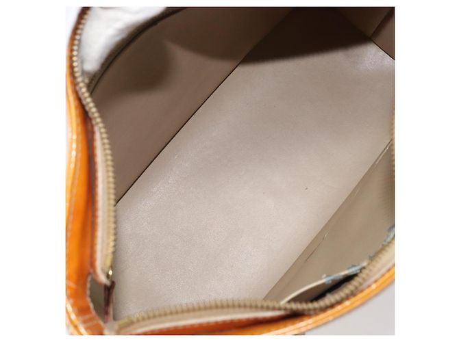 LOUIS VUITTON Borsa a Mano Monogram Vernis Houston Beige M91004 LV Auth 171561 - vista 11