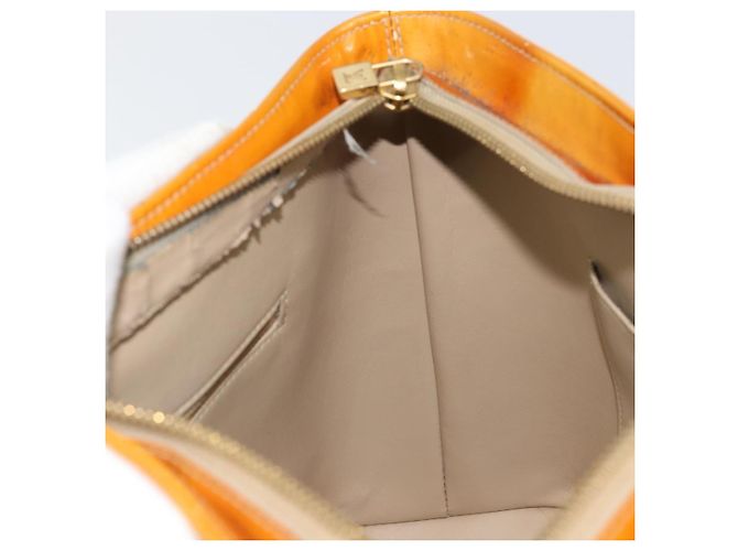 LOUIS VUITTON Borsa a Mano Monogram Vernis Houston Beige M91004 LV Auth 171561 - vista 21