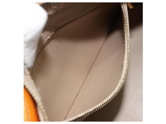 LOUIS VUITTON Borsa a Mano Monogram Vernis Houston Beige M91004 LV Auth 171561 - vista 24