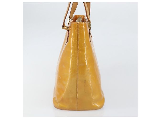 LOUIS VUITTON Borsa a Mano Monogram Vernis Houston Beige M91004 LV Auth 171561 - vista 3