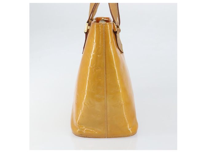 LOUIS VUITTON Borsa a Mano Monogram Vernis Houston Beige M91004 LV Auth 171561 - vista 4