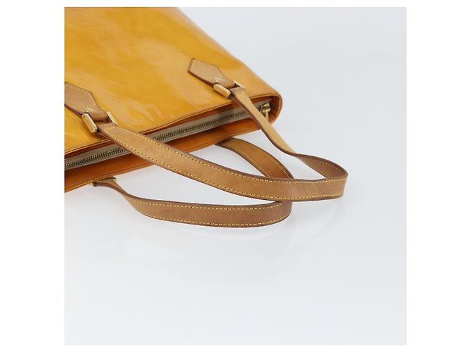 LOUIS VUITTON Borsa a Mano Monogram Vernis Houston Beige M91004 LV Auth 171561 - vista 7