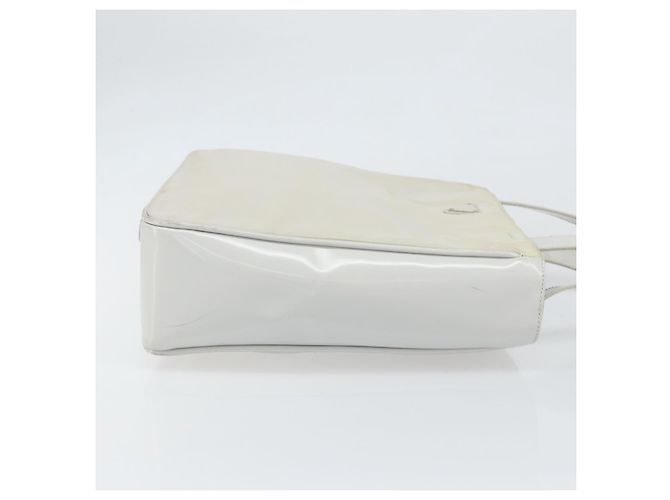 PRADA Tote Bag aus Nylon und Leder in Grau Silber authentisch ti3737 Braun - Ansicht 3