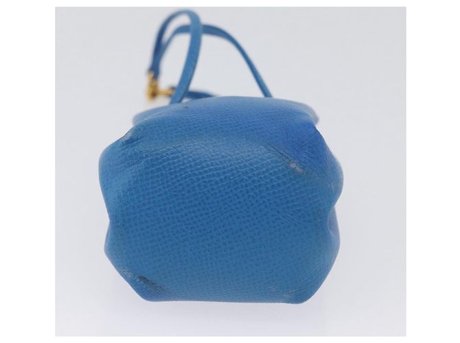 Hermès Pochette Vespa in pelle blu HERMES Auth 170911 - vista 10