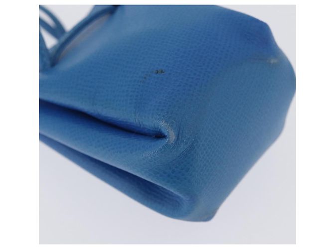Hermès Pochette Vespa in pelle blu HERMES Auth 170911 - vista 11