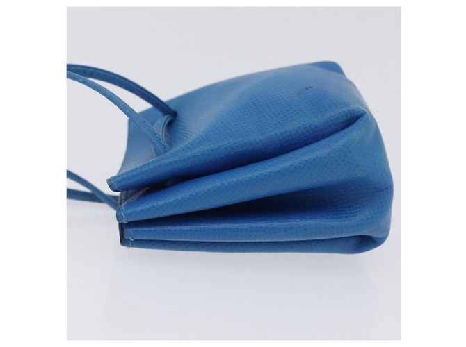 Hermès Pochette Vespa in pelle blu HERMES Auth 170911 - vista 6