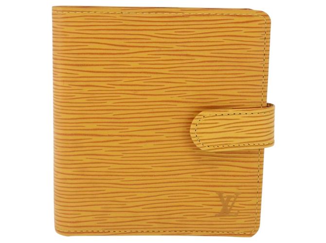 LOUIS VUITTON Epi Kompakte Bifold Geldbörse Gelb M63559 Auth BA10574 - Ansicht 13