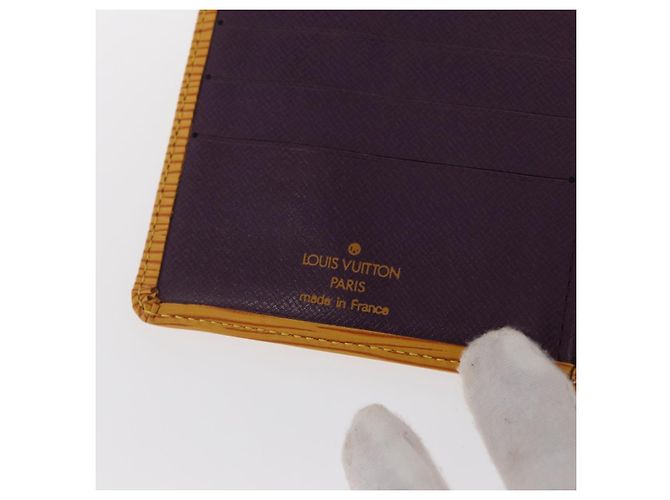 LOUIS VUITTON Epi Kompakte Bifold Geldbörse Gelb M63559 Auth BA10574 - Ansicht 17