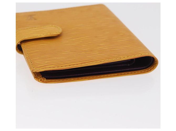 LOUIS VUITTON Epi Kompakte Bifold Geldbörse Gelb M63559 Auth BA10574 - Ansicht 5