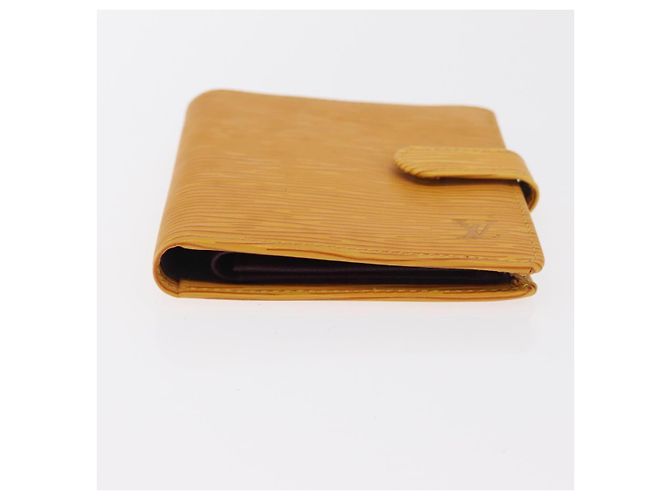 LOUIS VUITTON Epi Kompakte Bifold Geldbörse Gelb M63559 Auth BA10574 - Ansicht 6