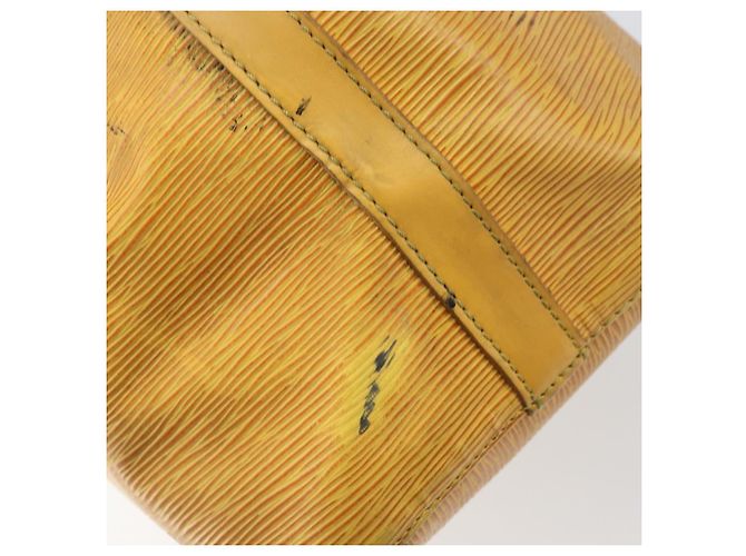 Noe LOUIS VUITTON Borsa a Spalla Petit Noé Epi Gialla M44109 LV Auth 170770 Giallo - vista 10