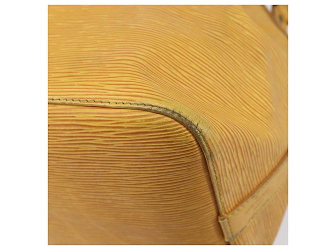 Noe LOUIS VUITTON Borsa a Spalla Petit Noé Epi Gialla M44109 LV Auth 170770 Giallo - vista 15